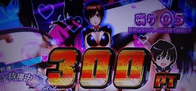 パチスロGANTZ極THE SURVIVAL GAME 突入時の平均獲得ポイントは約300pt