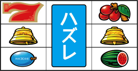 バーサスリヴァイズ 左リール「上段7」からの主なリーチ目
