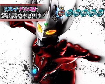 ぱちスロ ウルトラマンタロウ 暴君SPEC 液晶下部のエリアが大きい技が選択されやすい
