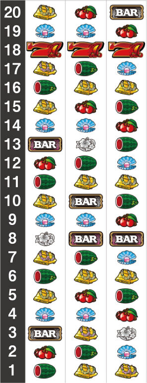 アカジン-30 リール配列