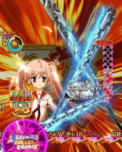 P緋弾のアリア～緋弾覚醒編～319Ver. 規定時間(液晶左上のメーター)が0になるまでストック抽選