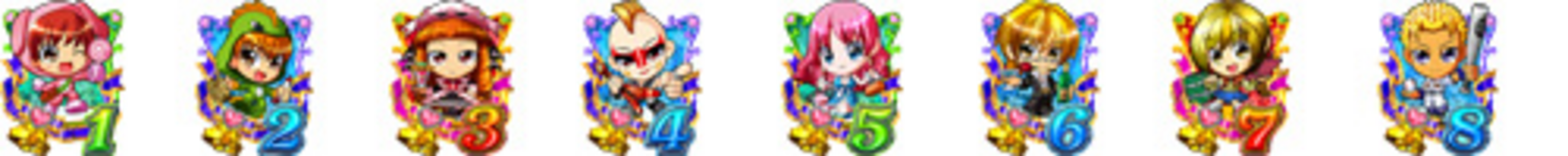 CR上へまいりま～す4ELV 【確変図柄】 1.2.3.4.5.6.7.8