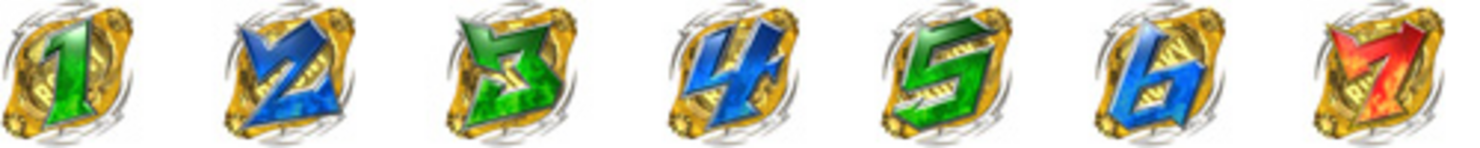 CRA Winning Rush with ROCKY RR･Y 【確変図柄】 1.2.3.4.5.6.7