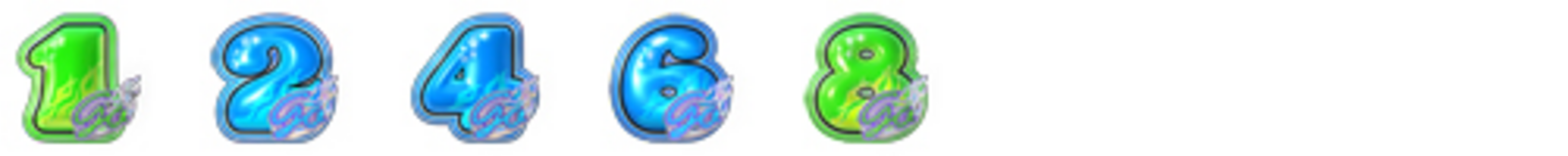 CR GO! GO! 郷III THIRD EVOLUTION N-T 【通常図柄】 1.2.4.6.8