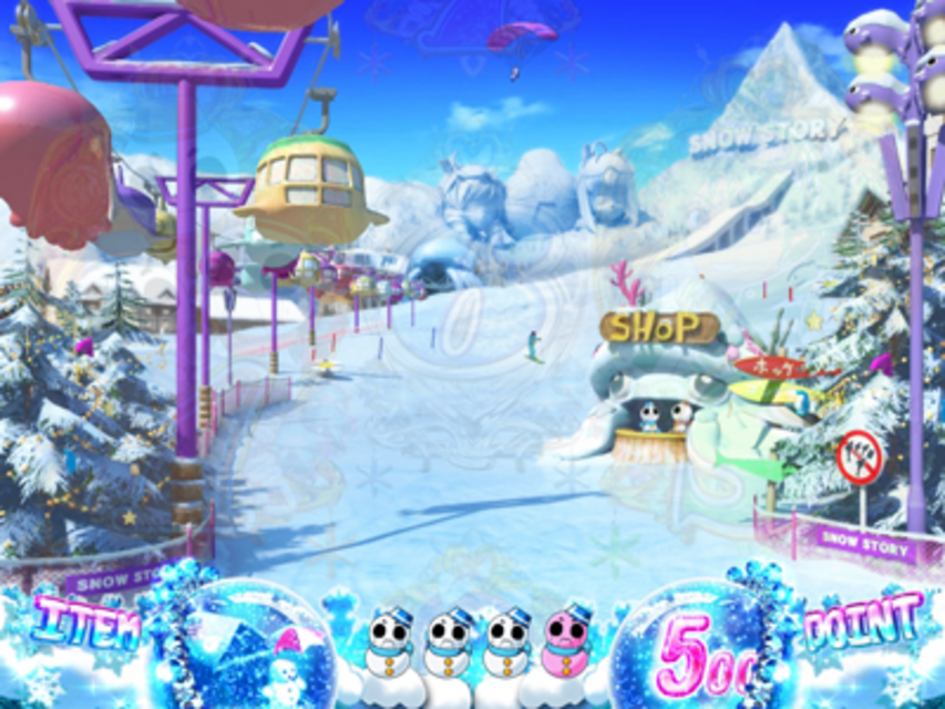 CR雪物語2YSA 保留玉変化