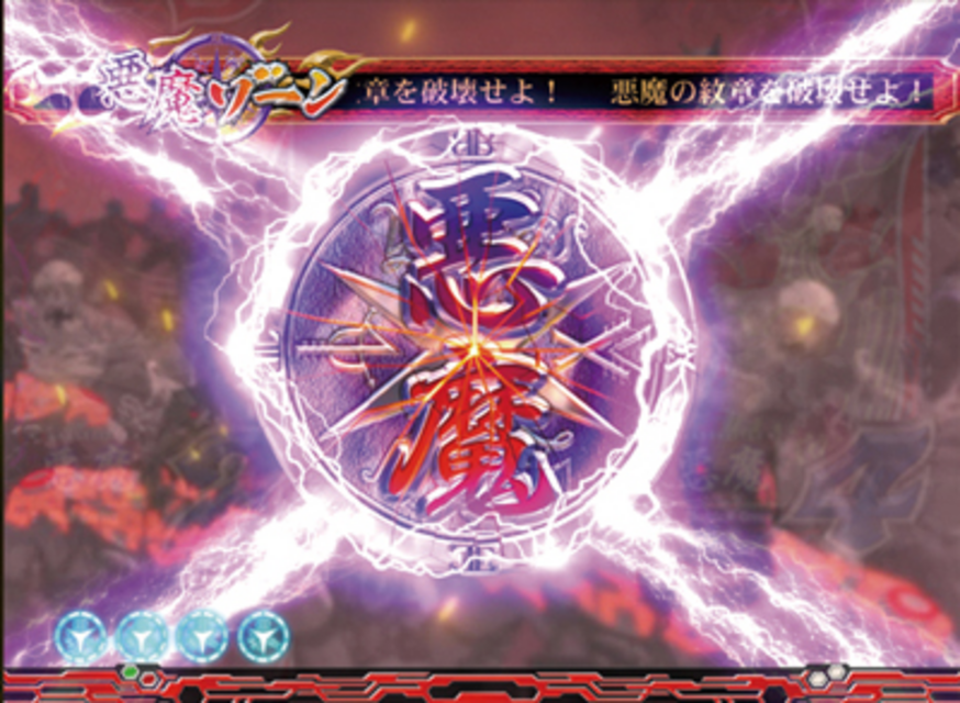 CRブラスレイター 悪魔ゾーン連続予告