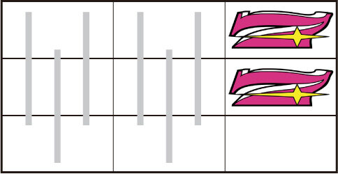 ハッピー ジャグラー VⅢ 右リール上～中段に7図柄を狙う