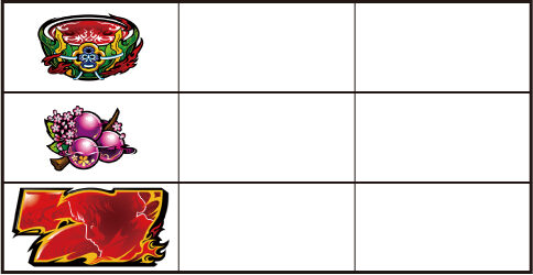 パチスロ 新鬼武者2 【リーチ目②・③のみ出現する停止形