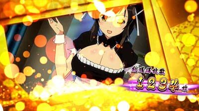 パチスロ閃乱カグラBURST UP 設定3以上濃厚