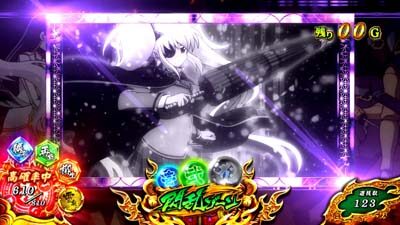 パチスロ閃乱カグラBURST UP 設定6濃厚