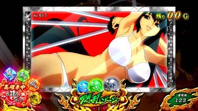 パチスロ閃乱カグラBURST UP 設定2以上濃厚(弱)