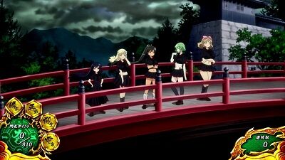 パチスロ閃乱カグラBURST UP 忍屋敷ステージ