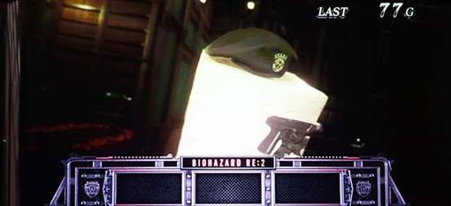パチスロ バイオハザード RE:2 待機画面が上下反転