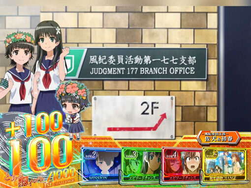 SLOTとある科学の超電磁砲 ▼ポイント加算時のミニキャラに設定差あり