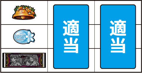 SLOTとある科学の超電磁砲 ▼左リール下段にBAR停止時