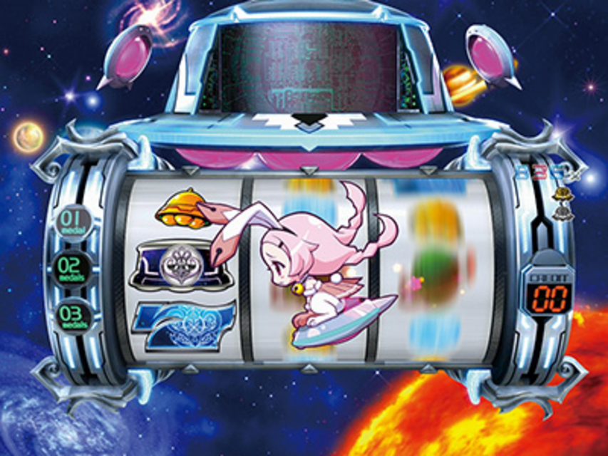ぱちんこCR遊砲RUSH 1/49type キャラ通過予告
