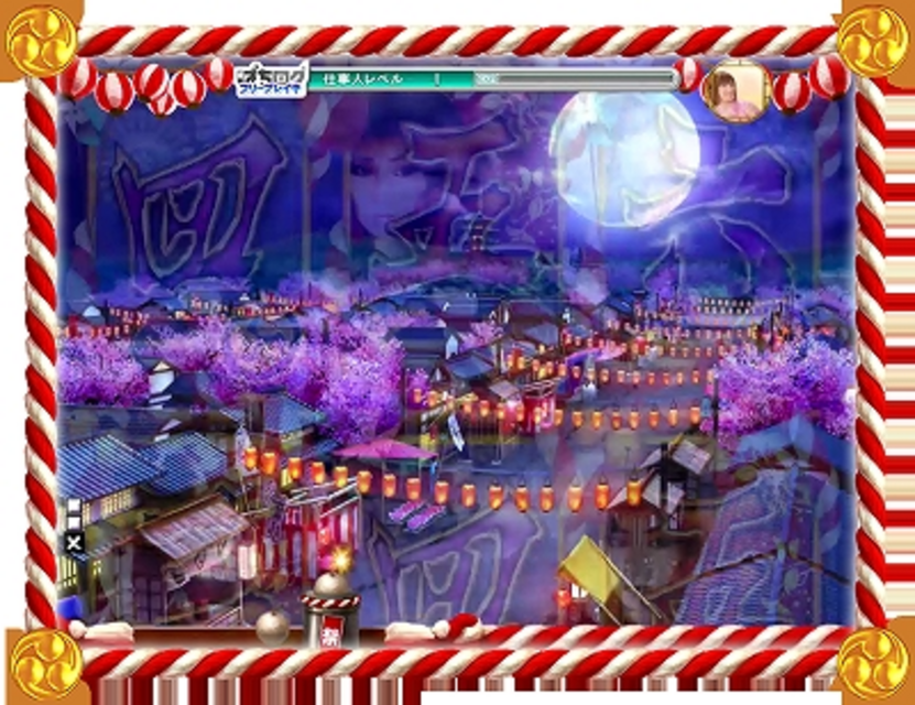 CRぱちんこ必殺仕事人 お祭りわっしょい 夜背景