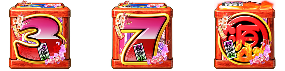 CR大工の源さん～韋駄天桜～XLC 確変図柄