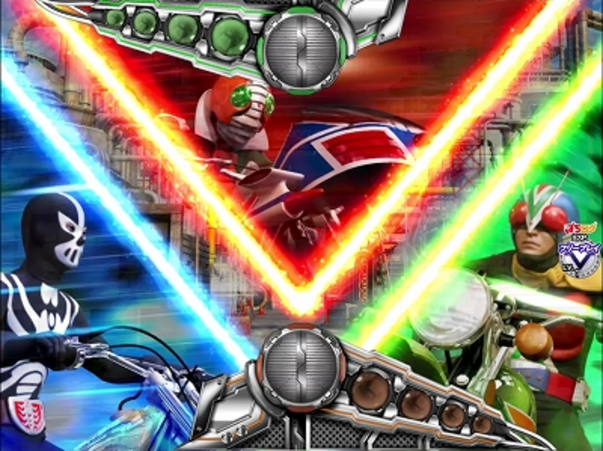 CRぱちんこ仮面ライダーV3 バイクカットイン予告