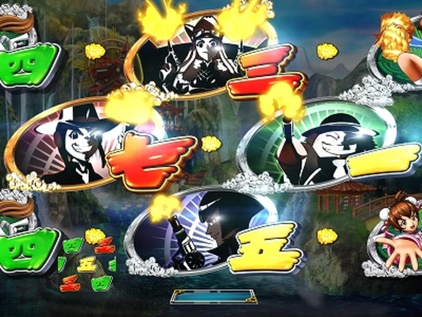 CR超天竺ＪＰ チャンス目予告