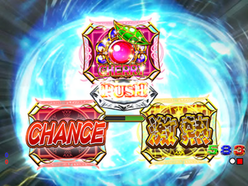 ぱちんこCRアラジンTURBO 闇の魔神と暗黒のピラミッドET 魔神ルーレット予告