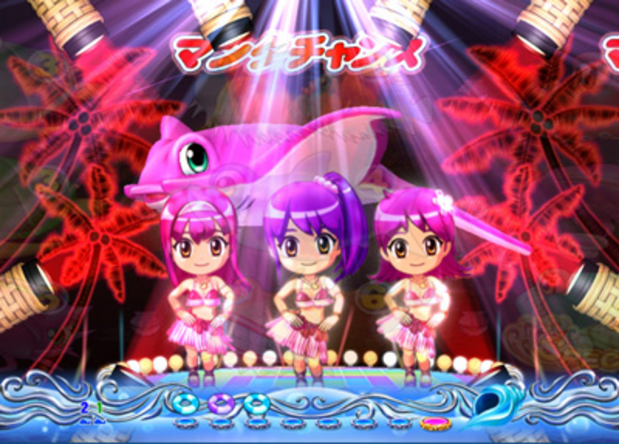 CR海物語アクア 魚群探知機予告