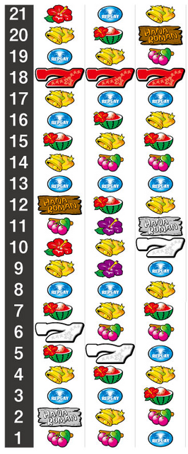 スーパー花浪漫2-30 リール配列