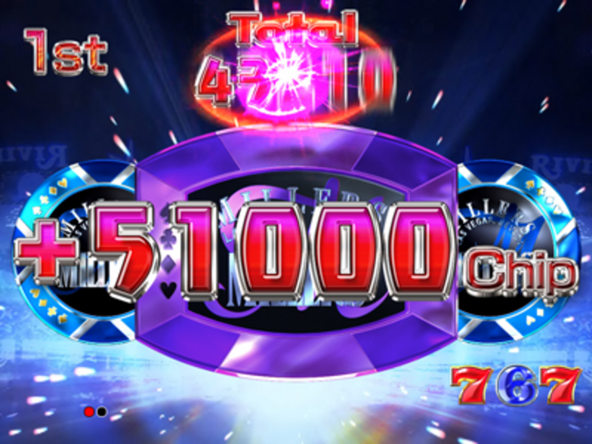 CR MIDNIGHT LASVEGAS A レートアップ演出