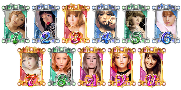 CR ayumi hamasaki 2 大当り図柄