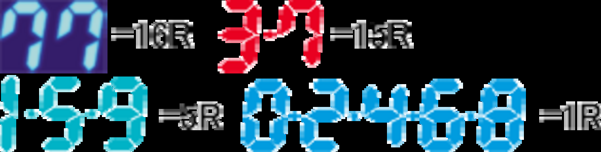 CRデカチューMAX 【通常図柄】 0･1･2･3･4･5･6･7･8･9