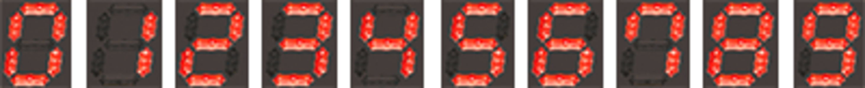 CRデラマイッタシルバーV 【通常図柄】 0･1･2･3･4･5･6･7･8･9