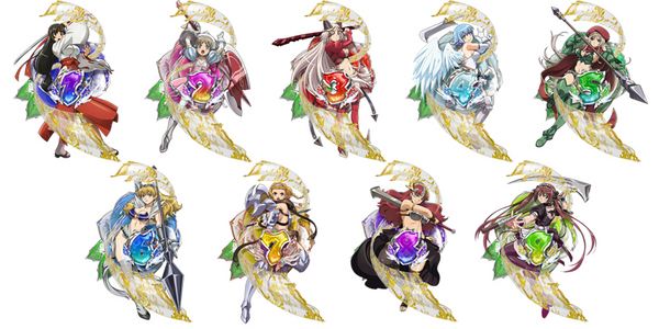 CRクイーンズブレイド2 レイナ 大当り図柄