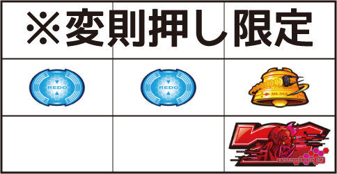 ヱヴァンゲリヲン・希望の槍 通常時の打ち方(逆押し)