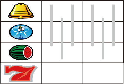 サンダーVリボルト ▼第1消灯+チェリー否定