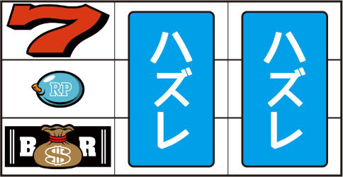 リノ ▼左リールに赤7・リプレイ・BAR停止