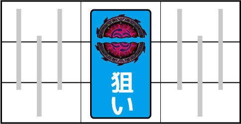 パチスロ無双OROCHI 「OROCHIを狙え」カットイン発生時