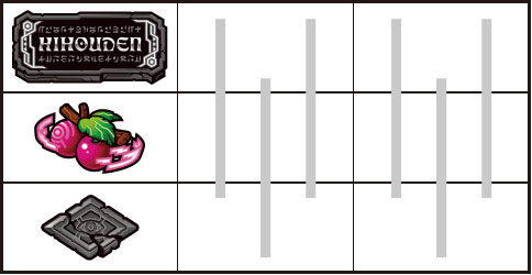 秘宝伝 ～伝説への道～ ▼左リール中段にチェリー停止時