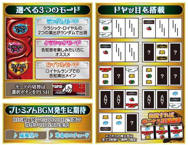 ロイヤルマハロ-30 特徴