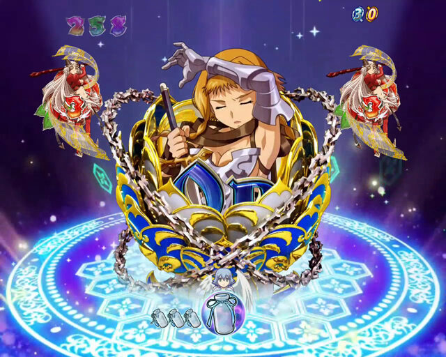 CRクイーンズブレイド2 ナナエル 予告演出②