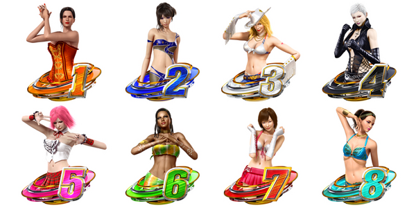 CRセクシーフォールセカンドシーズン319F 大当り図柄