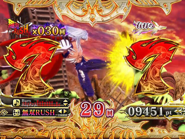 CRバスタード!! ‐暗黒の破壊神‐ 確変中の演出