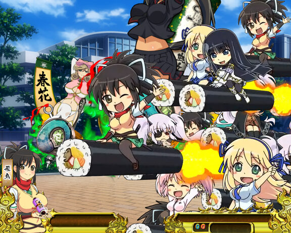 パチンコCR閃乱カグラ 229Ver. 【群予告】