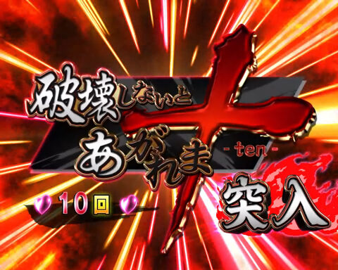 パチンコCR閃乱カグラ 229Ver. 電サポ中の演出