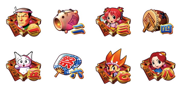 CR新夏祭り にゃ七Ver. 大当り図柄
