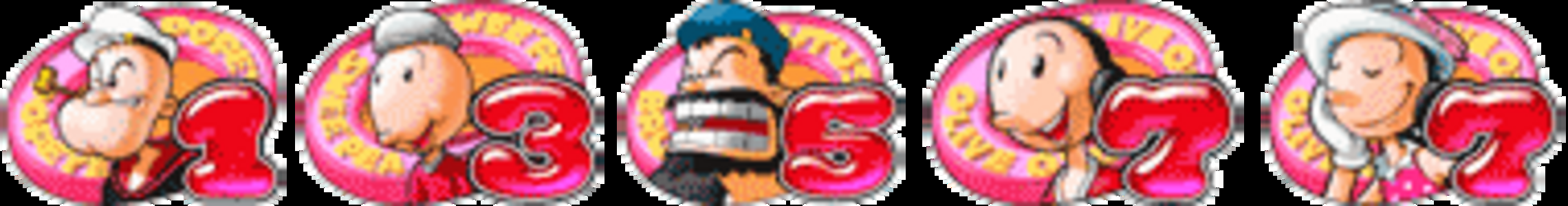 CRラブラブオリーブFVC 【確変図柄】 1.3.5.7