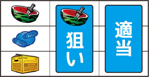 メタルギア ソリッド スネークイーター ▼左リール上段にスイカ停止時