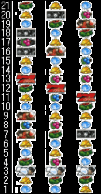 リングにかけろ1 リール配列