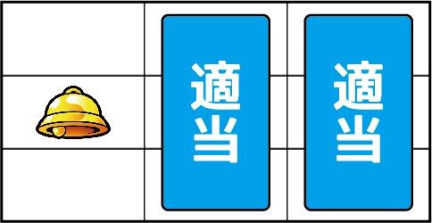 SHAKE III ▼上記以外の停止系(左リール下段に黒7停止時)