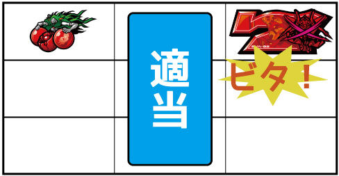 ヱヴァンゲリヲン・勝利への願い ▼上段チェリー停止時