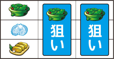 熊酒場2丁目店 ▼左リール上段に枝豆停止時